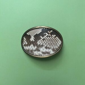 Snakeskin Pattern Belt Buckle